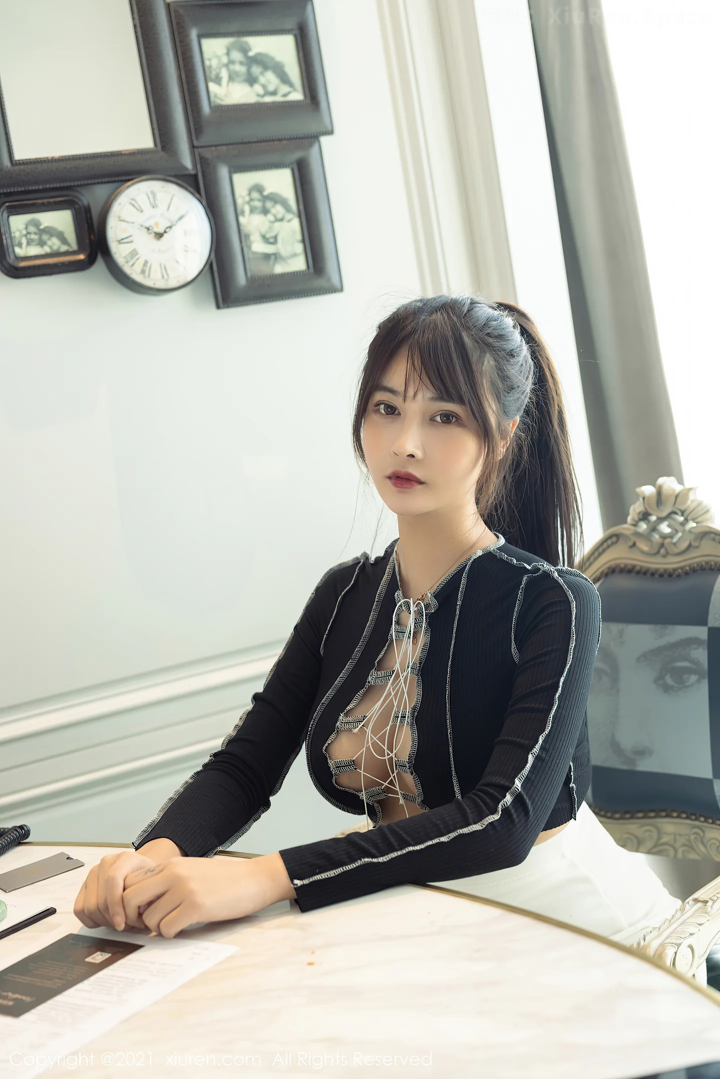 图片[3]-[XiuRen秀人网]VOL.3754 模特萌奈子私房脱超A短裙露肉丝裤袜秀丰腴有致身材诱惑写真50P-秀人网官方网站